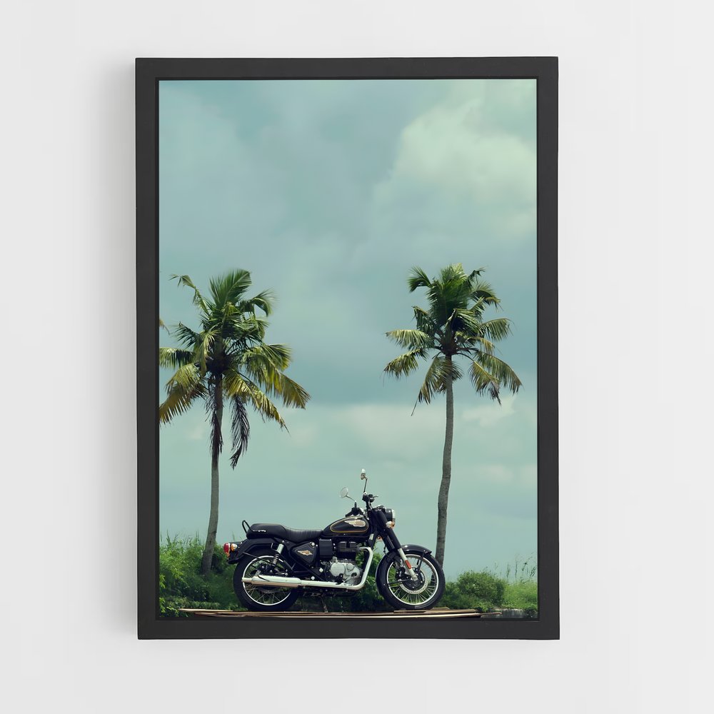 Poster Ride au Soleil – affiche Royal Enfield (vue 2)